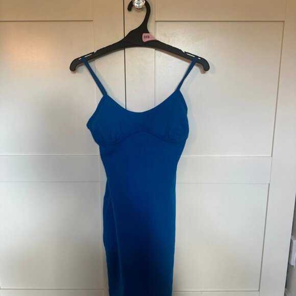 Blue primark ribbed bodycon dress - Picture 1 of 3